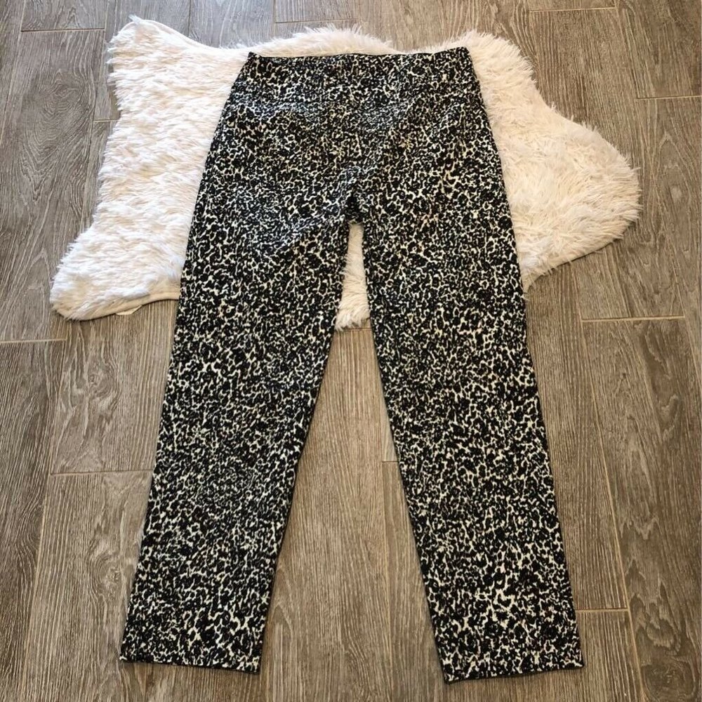 Lifestyle Attitude Straight Pants Black Leopard 8
